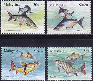 Малайзия, 2006, Рыбы, 4 марки 